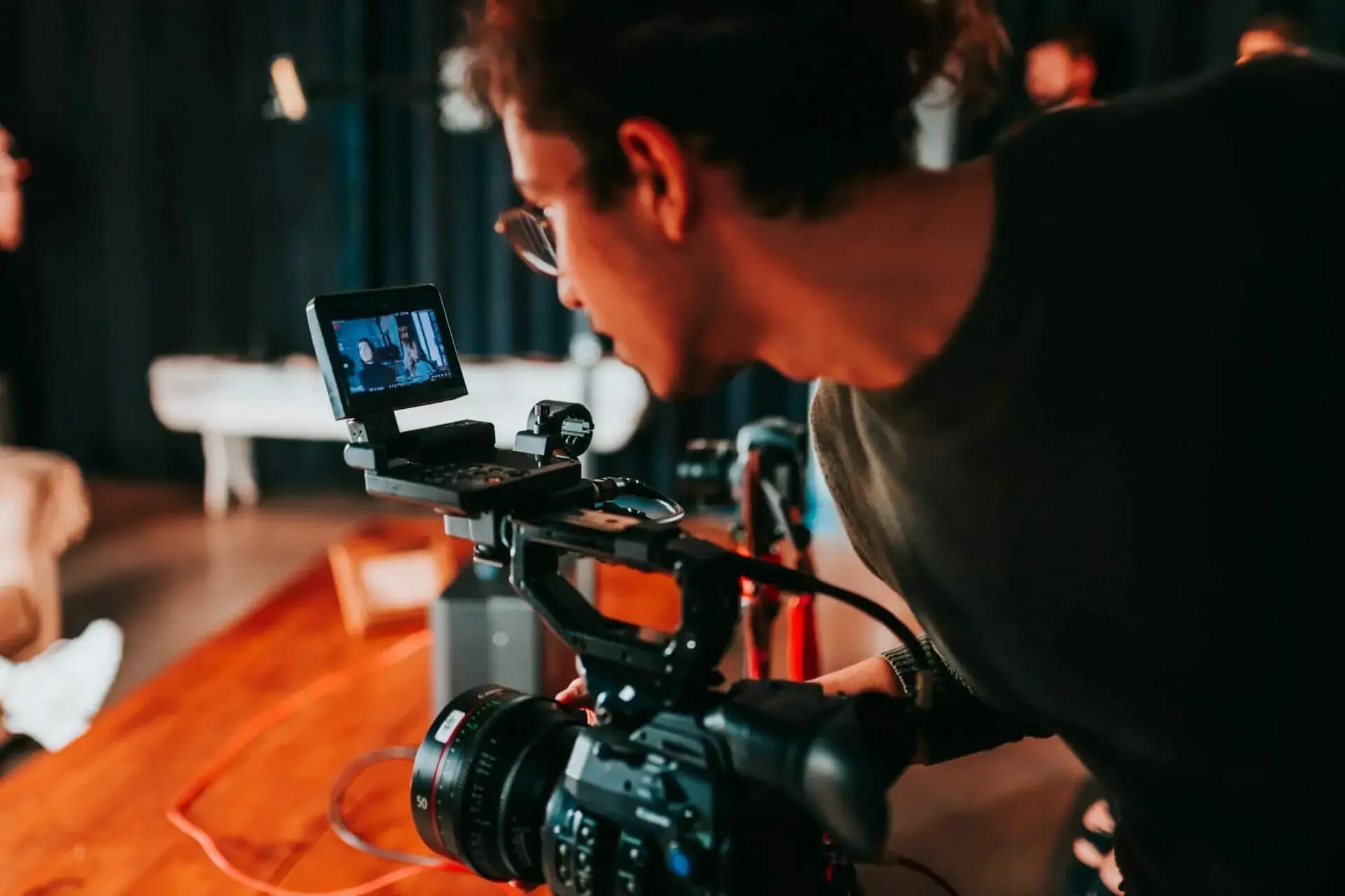 Video Camera Recording Advertisement